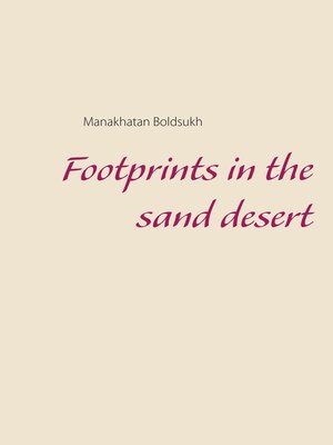cover image of Footprints in the Sand Desert